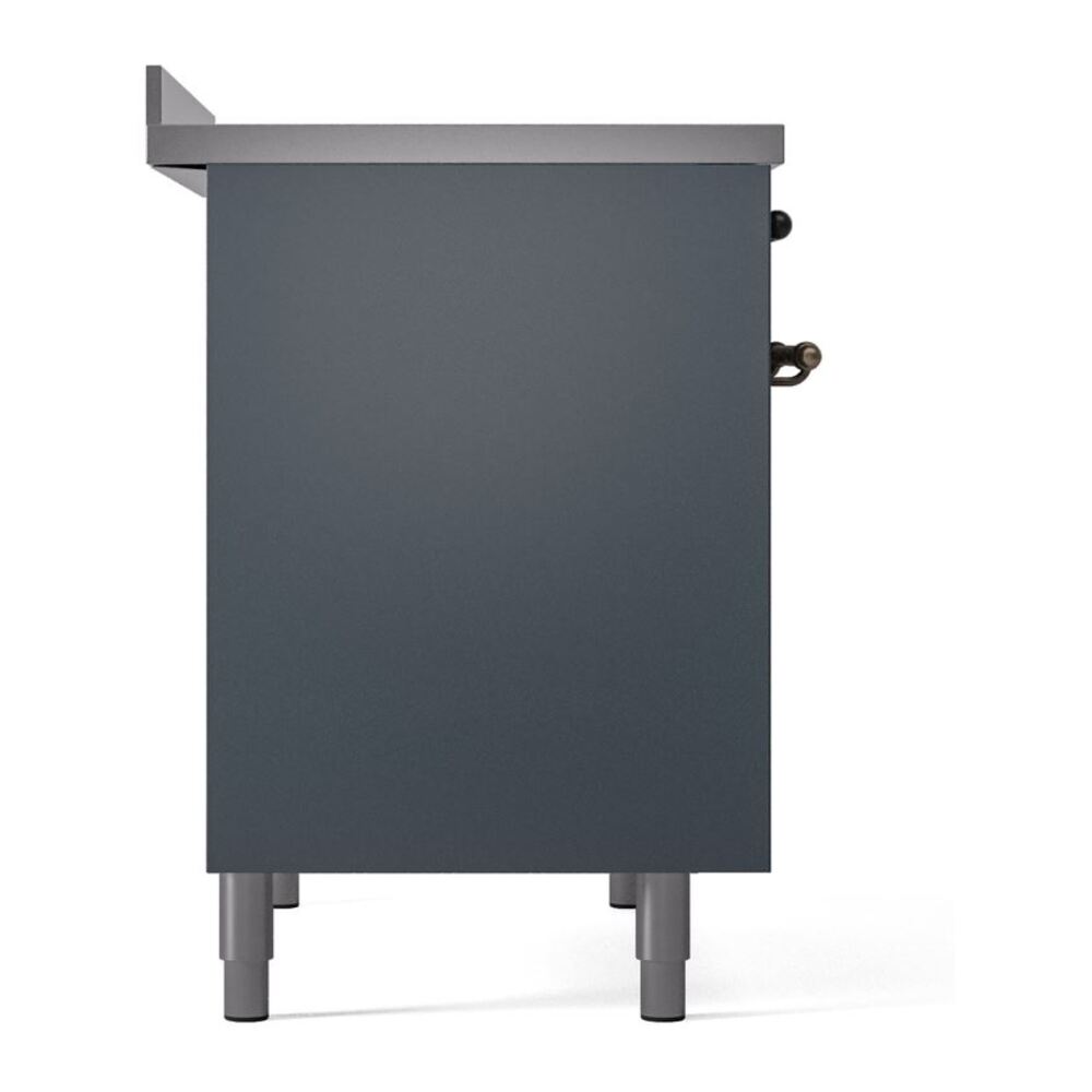 ILVE Nostalgie II 40" UPDI406NMPBGB Induction Range, left side view