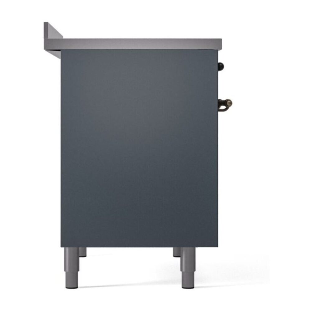 ILVE Nostalgie II 40" UPDI406NMPBGB Induction Range, left side view