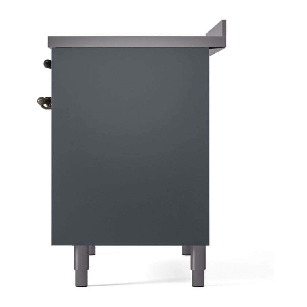 ILVE Nostalgie II 40" UPDI406NMPBGB Induction Range, right side view