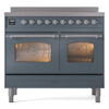 ILVE Nostalgie II 40" UPDI406NMPBGC Induction Range, front view
