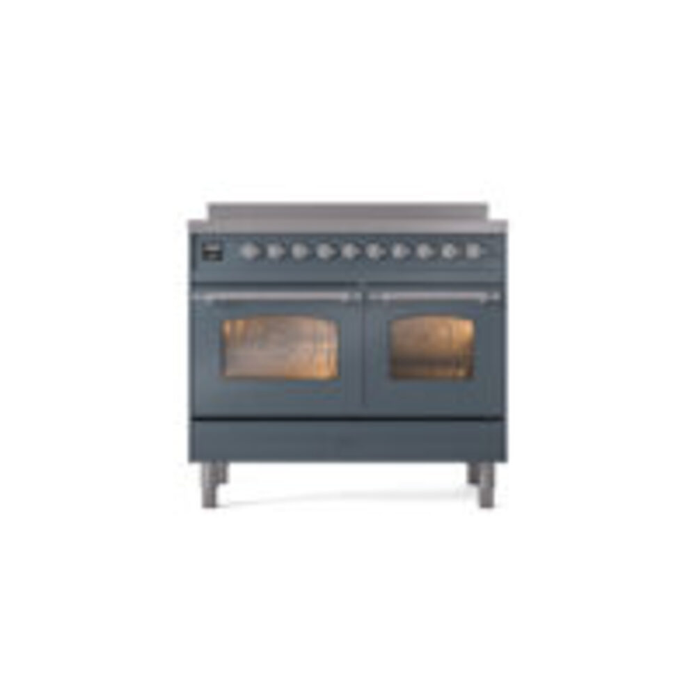 ILVE Nostalgie II 40" UPDI406NMPBGC Induction Range, front view