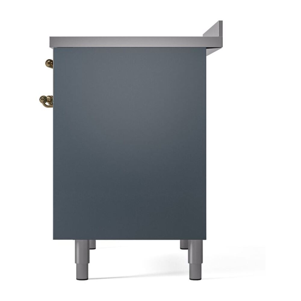 ILVE Nostalgie II 40" UPDI406NMPBGG Induction Range, right side view