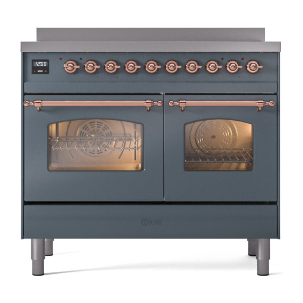 ILVE Nostalgie II 40" UPDI406NMPBGP Induction Range, front view