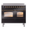 ILVE Nostalgie II 40" UPDI406NMPBKB Induction Range, front view