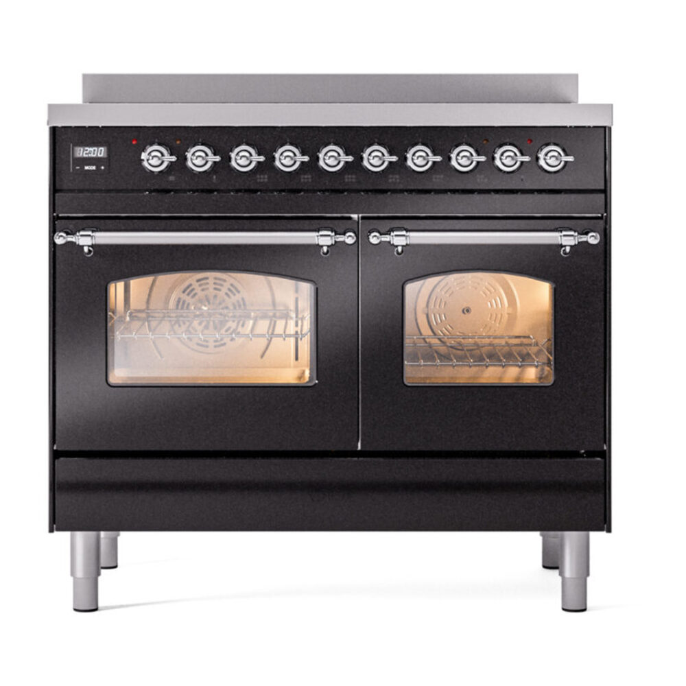 ILVE UPDI406NMPBKC Nostalgie II 40" Induction Range, front view