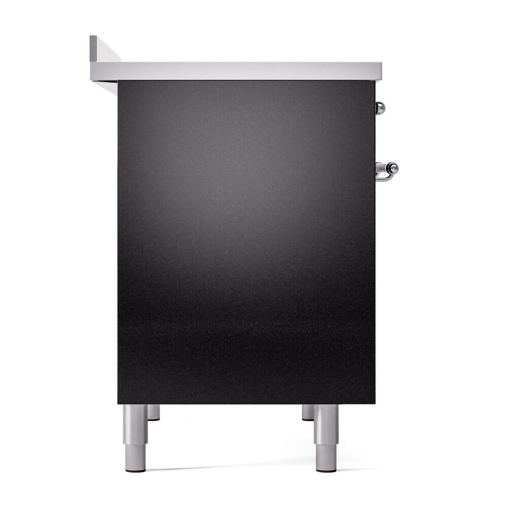 ILVE UPDI406NMPBKC Nostalgie II 40" Induction Range, left side view