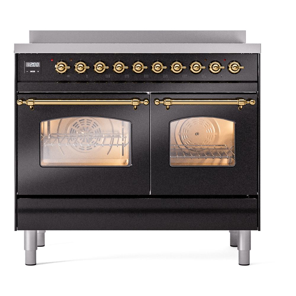 ILVE UPDI406NMPBKG Nostalgie II 40" Induction Range, front view