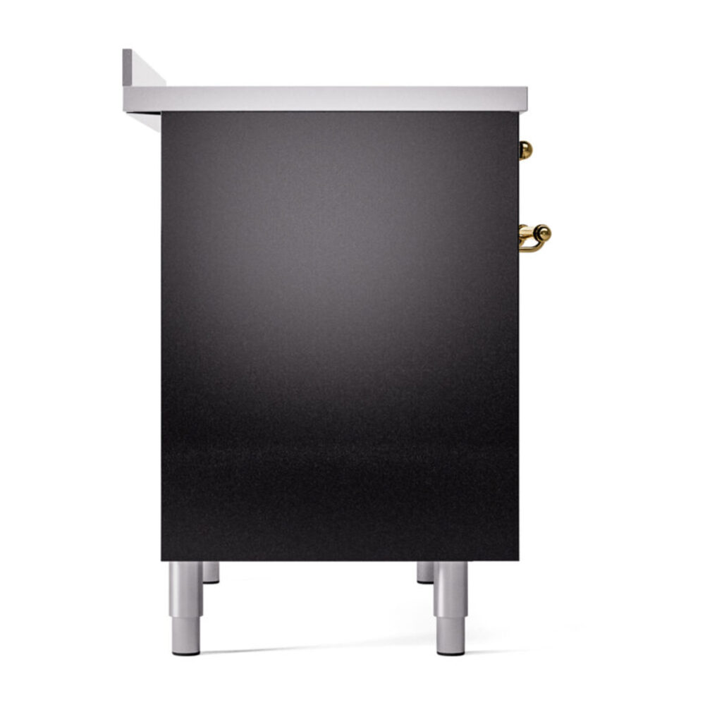 ILVE UPDI406NMPBKG Nostalgie II 40" Induction Range, left side view