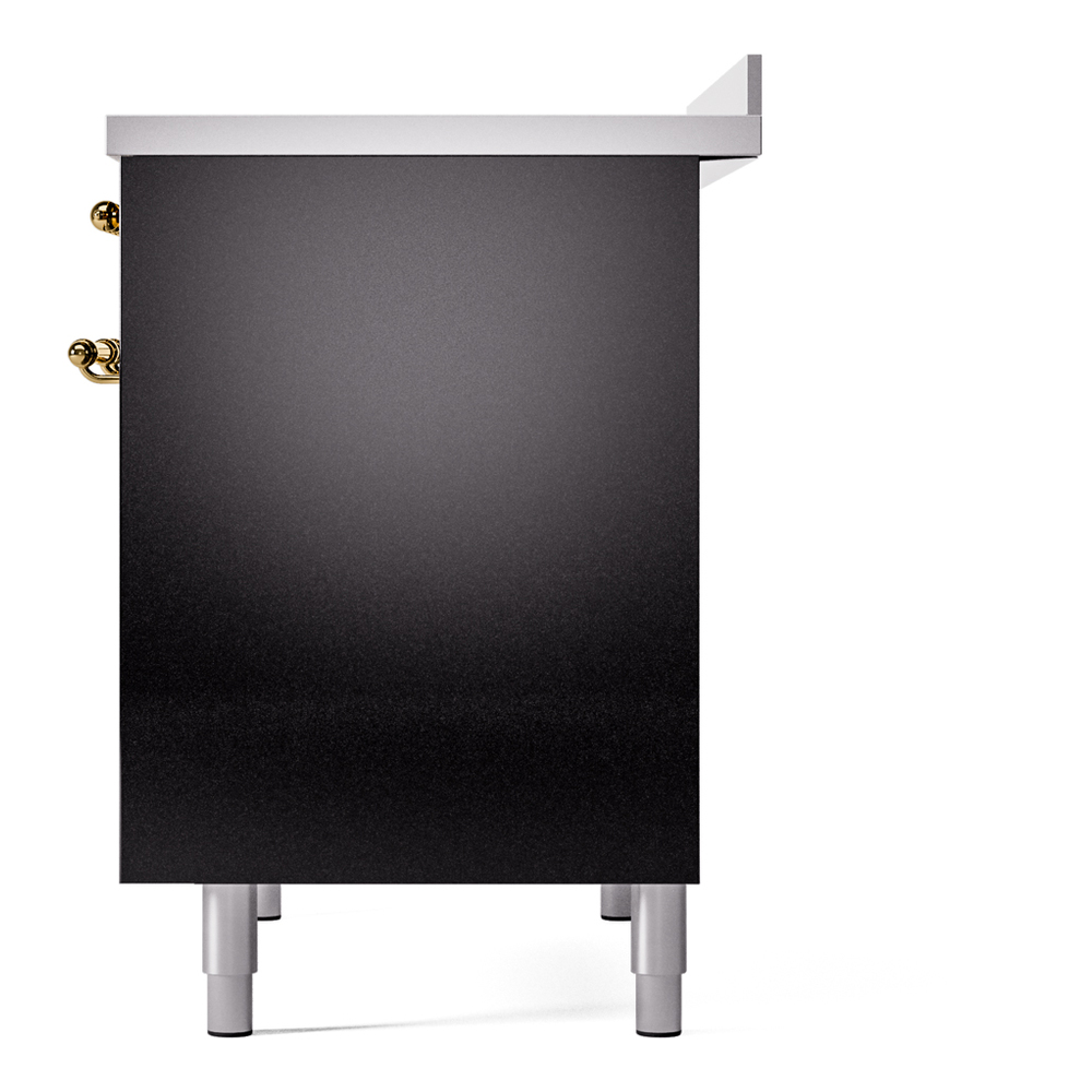 ILVE UPDI406NMPBKG Nostalgie II 40" Induction Range, right side view