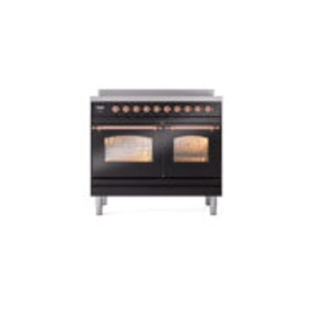 ILVE UPDI406NMPBKP Nostalgie II 40" Induction Range, front view