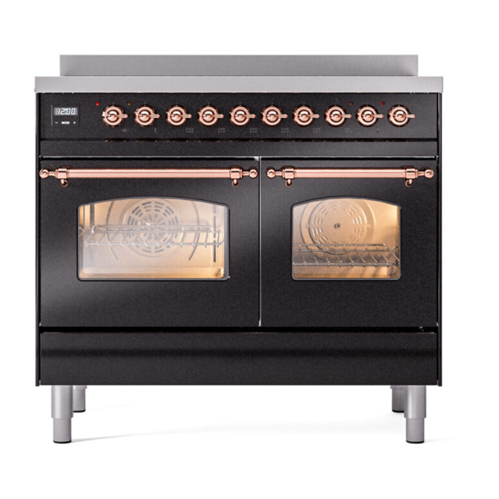 ILVE UPDI406NMPBKP Nostalgie II 40" Induction Range, front view