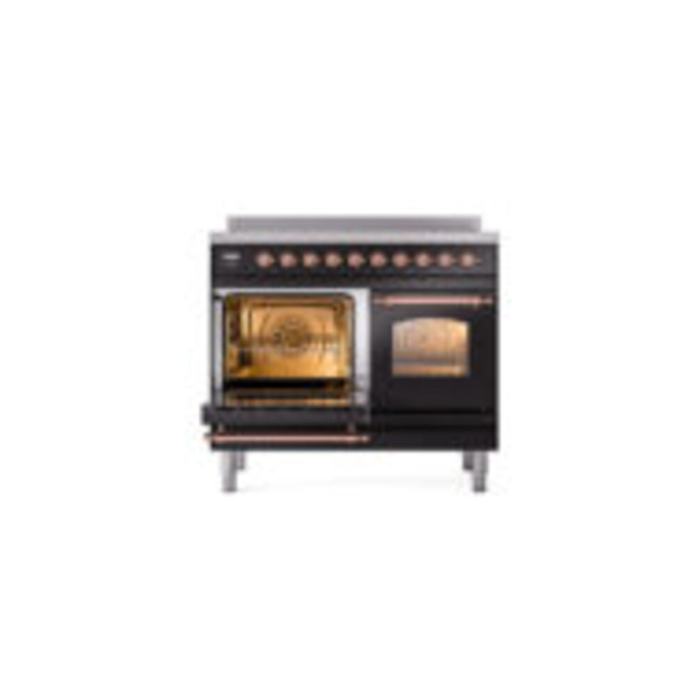 ILVE UPDI406NMPBKP Nostalgie II 40" Induction Range, main oven door opened