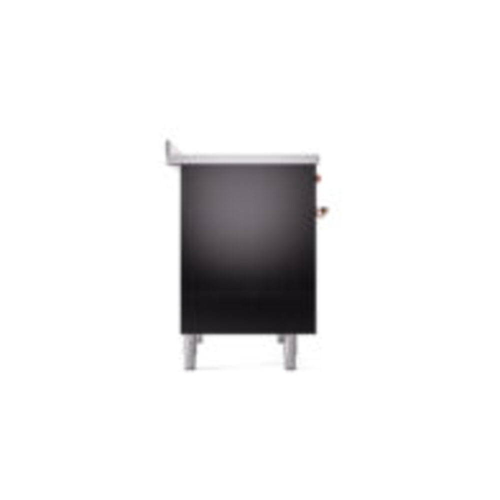 ILVE UPDI406NMPBKP Nostalgie II 40" Induction Range, left side view