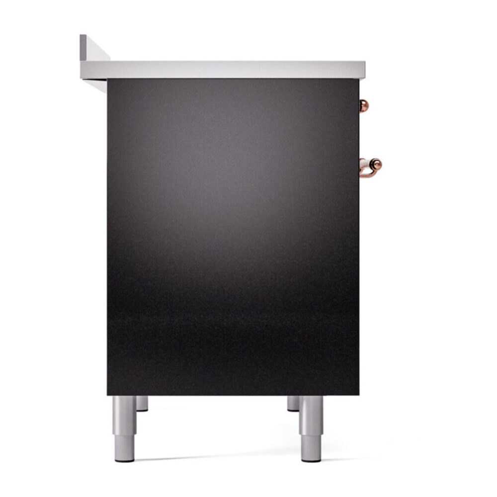 ILVE UPDI406NMPBKP Nostalgie II 40" Induction Range, left side view