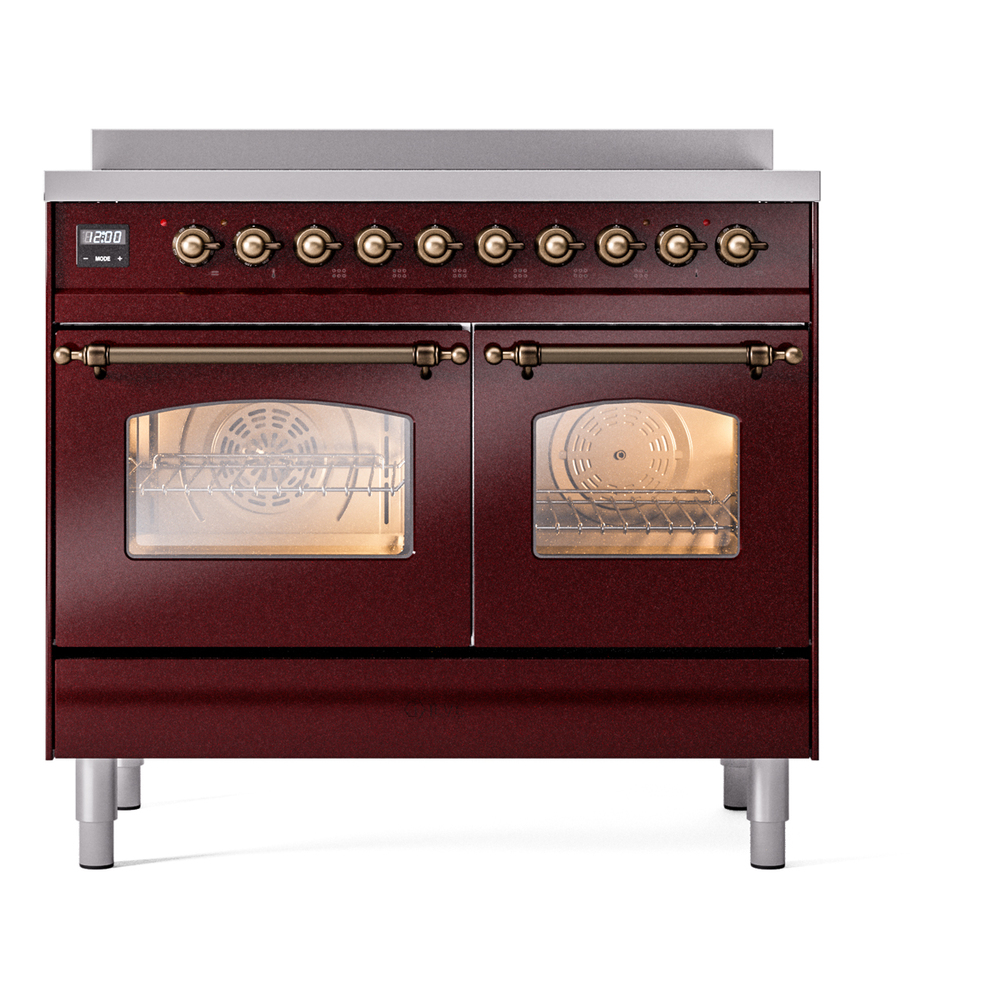 ILVE UPDI406NMPBUB Nostalgie II 40" Induction Range, front view