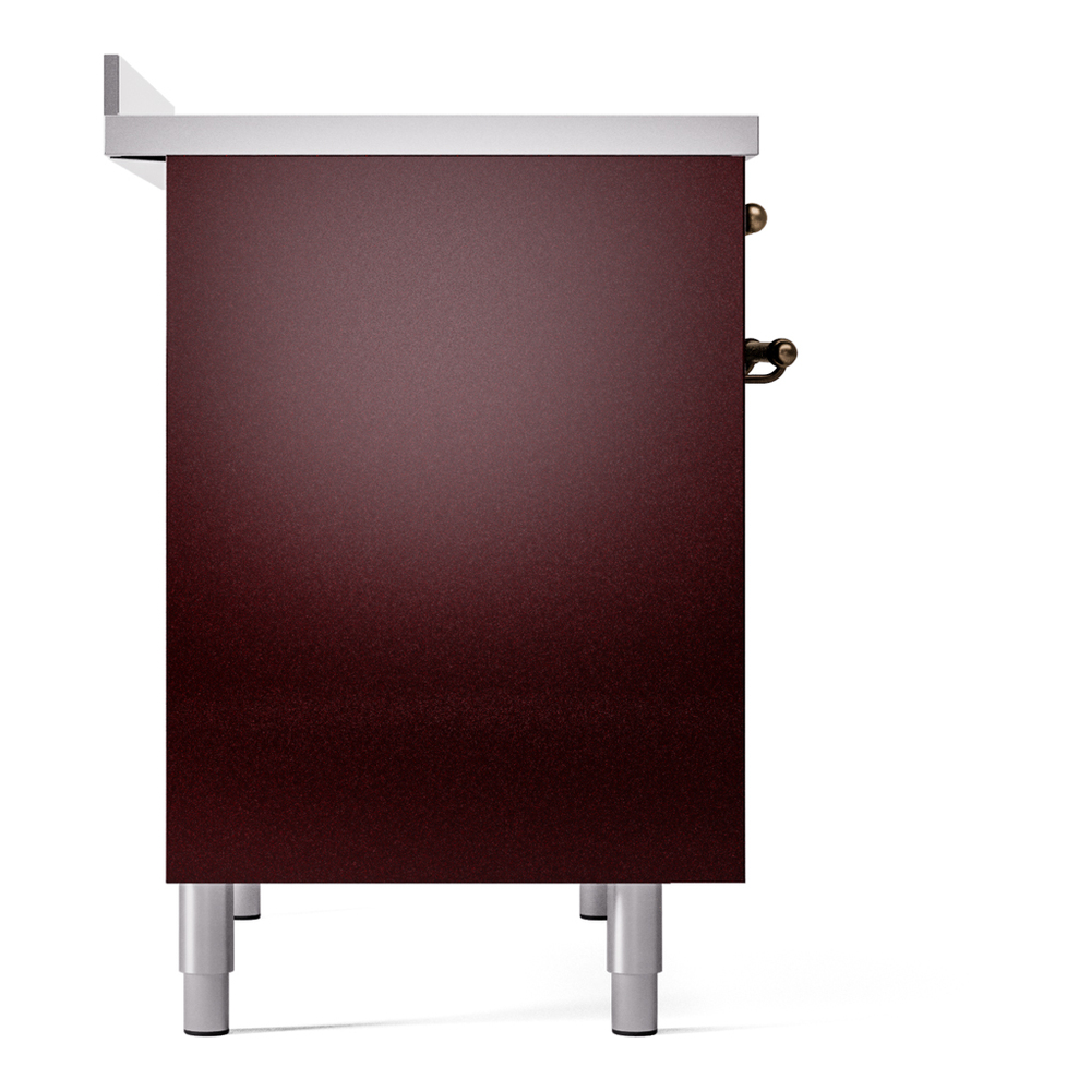 ILVE UPDI406NMPBUB Nostalgie II 40" Induction Range, left side view