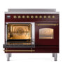 ILVE UPDI406NMPBUG Nostalgie II 40" Induction Range, main oven door opened