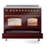 ILVE UPDI406NMPBUG Nostalgie II 40" Induction Range, drawer opened