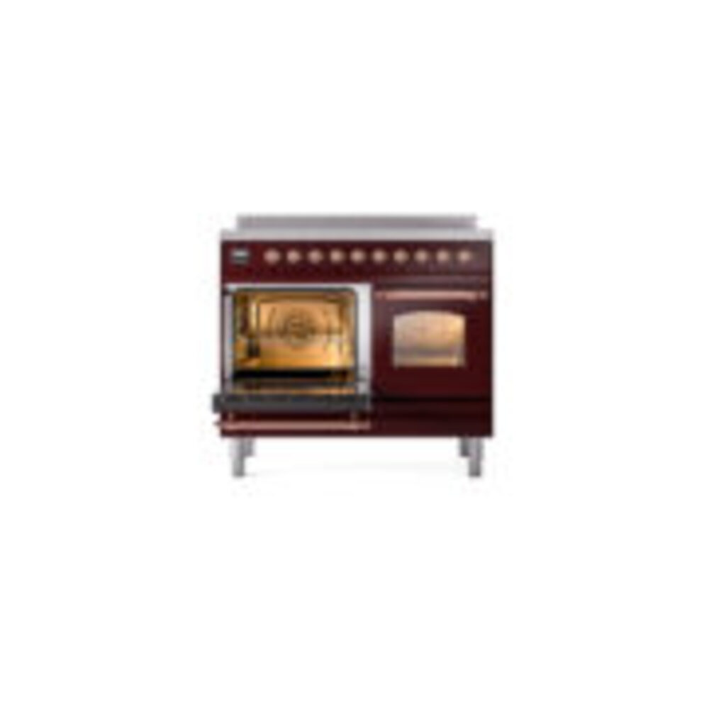 ILVE UPDI406NMPBUP Nostalgie II 40" Induction Range, main oven door opened