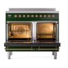 ILVE UPDI406NMPEGG Nostalgie II 40" Induction Range, oven doors opened