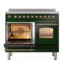 ILVE UPDI406NMPEGG Nostalgie II 40" Induction Range, main oven door opened