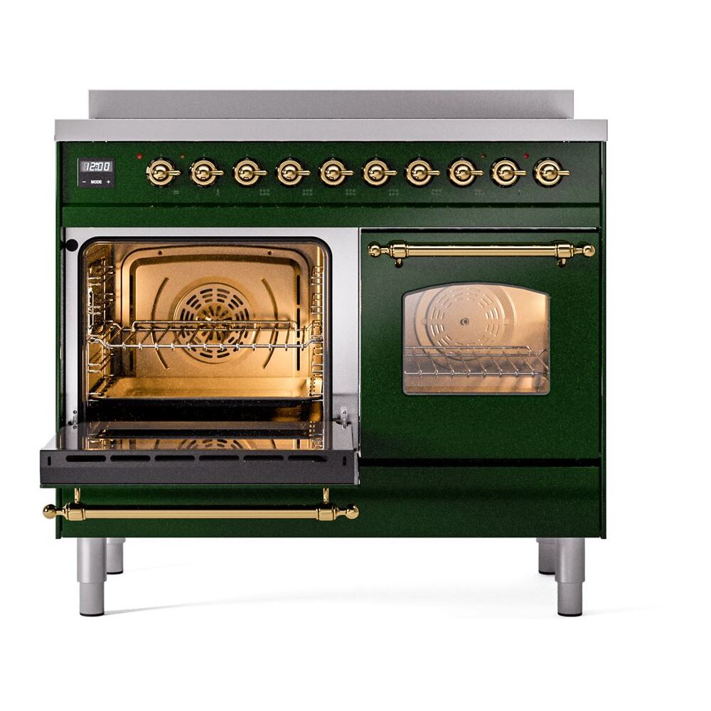 ILVE UPDI406NMPEGG Nostalgie II 40" Induction Range, main oven door opened