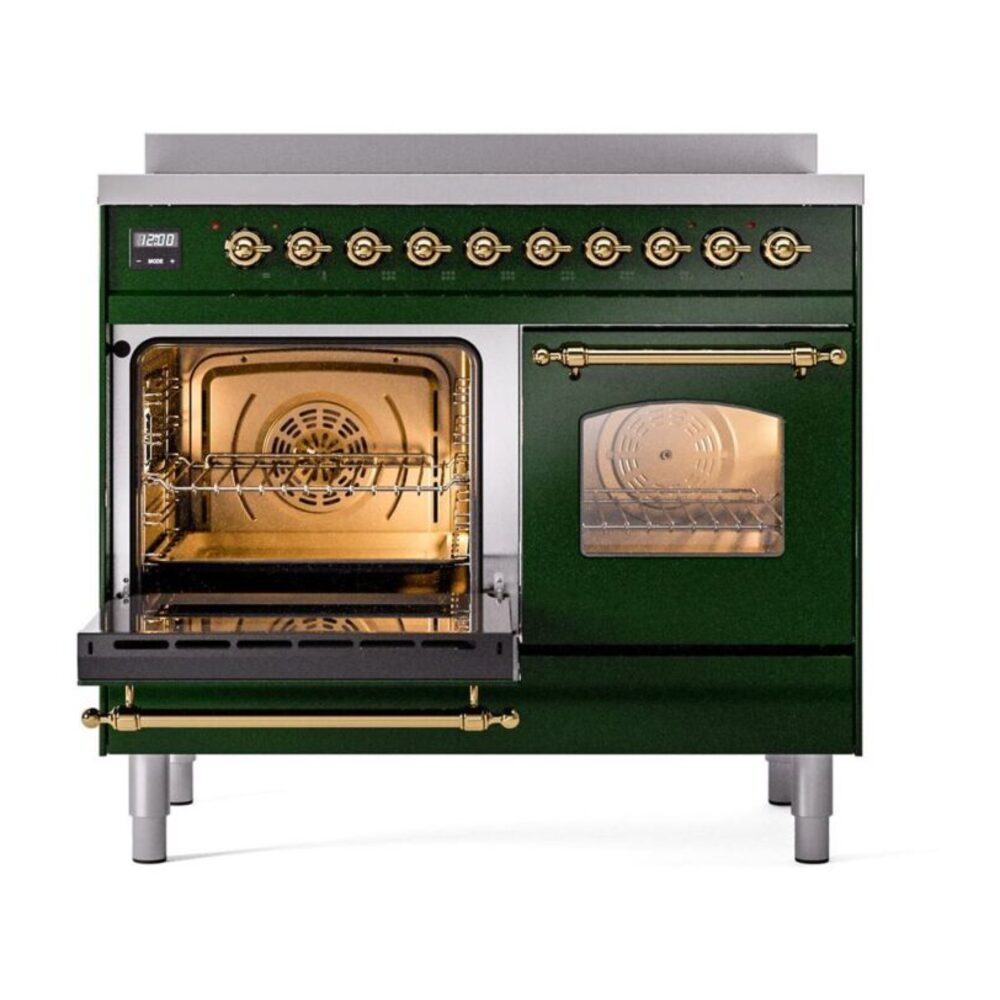 ILVE UPDI406NMPEGG Nostalgie II 40" Induction Range, main oven door opened