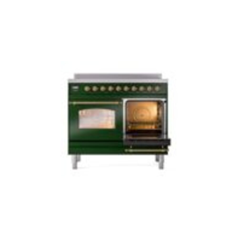 ILVE UPDI406NMPEGG Nostalgie II 40" Induction Range, side oven door opened