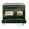 ILVE UPDI406NMPEGG Nostalgie II 40" Induction Range, drawer opened