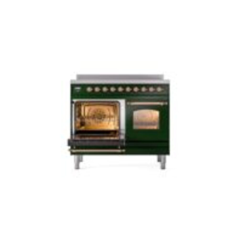 ILVE UPDI406NMPEGP Nostalgie II 40" Induction Range, main oven door opened