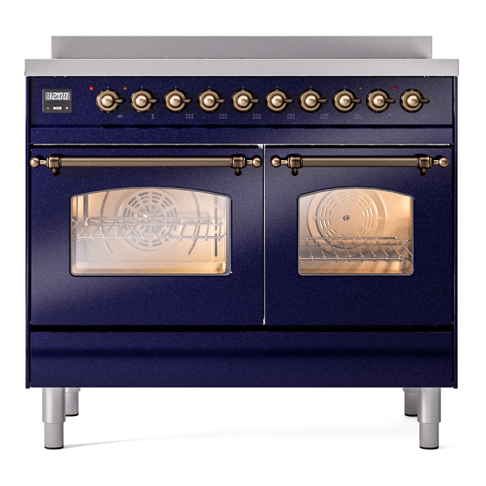 ILVE UPDI406NMPMBB Nostalgie II 40" Induction Range, front view