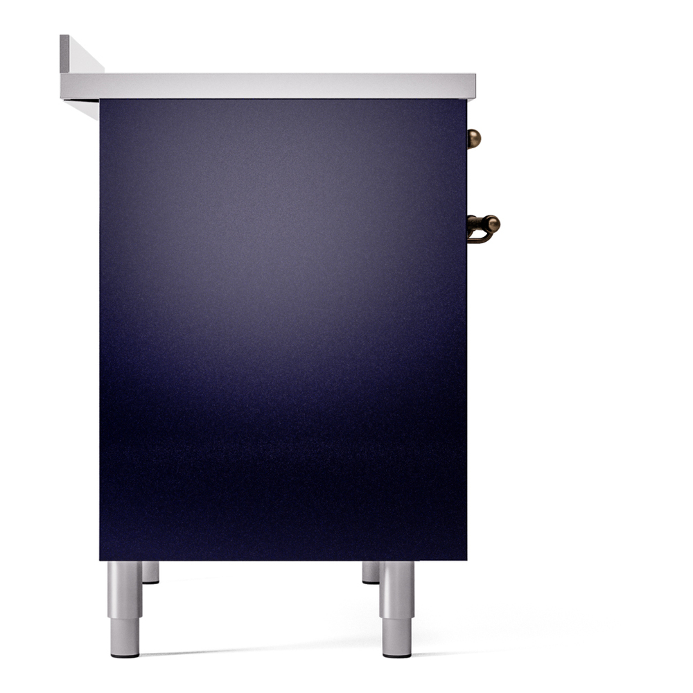 ILVE UPDI406NMPMBB Nostalgie II 40" Induction Range, left side view