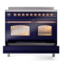 ILVE UPDI406NMPMBP Nostalgie II 40" Induction Range, drawer opened