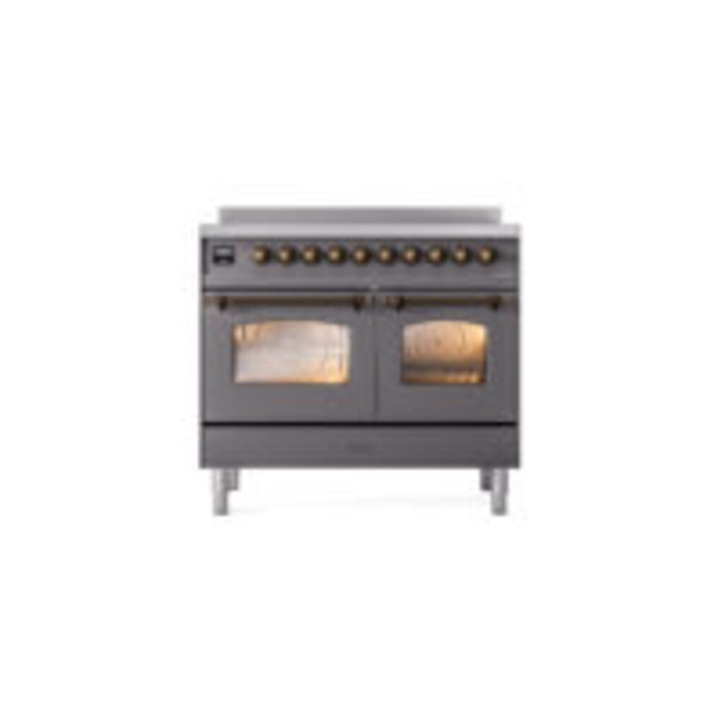 ILVE UPDI406NMPMGB Nostalgie II 40" Induction Range, front view