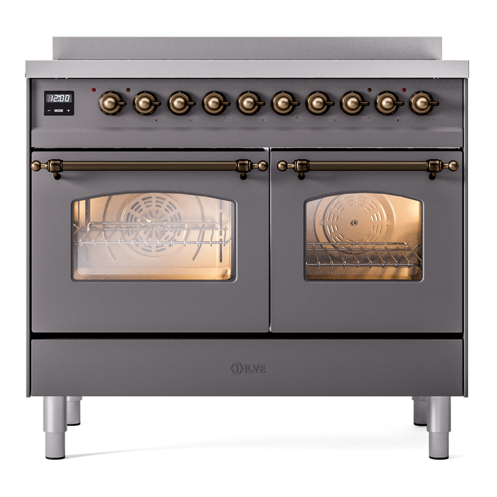 ILVE UPDI406NMPMGB Nostalgie II 40" Induction Range, front view