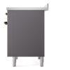 ILVE UPDI406NMPMGB Nostalgie II 40" Induction Range, right side view