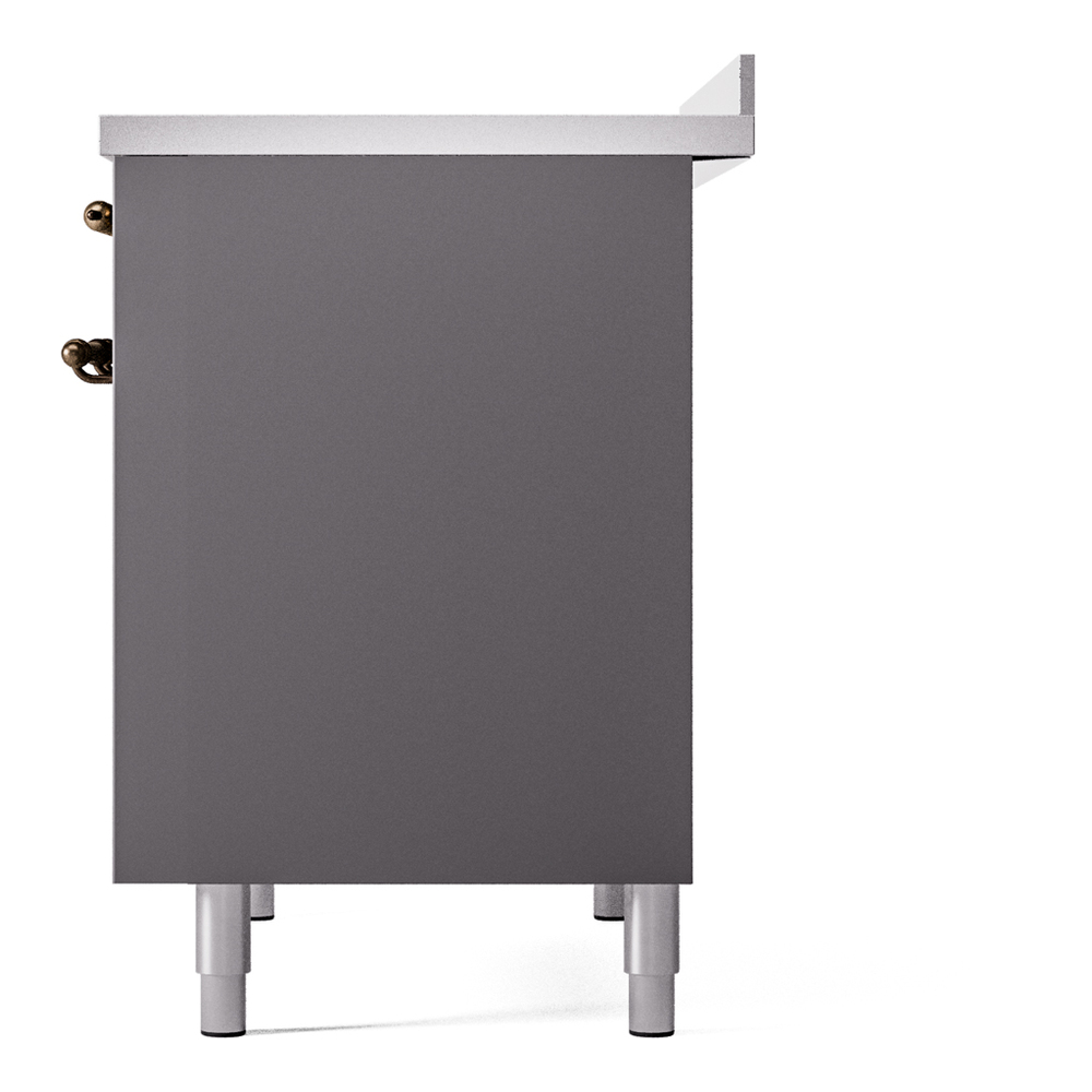 ILVE UPDI406NMPMGB Nostalgie II 40" Induction Range, right side view