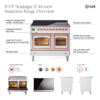 ILVE UPDI406NMP Nostalgie II 40 inch Induction Range with 6 Elements