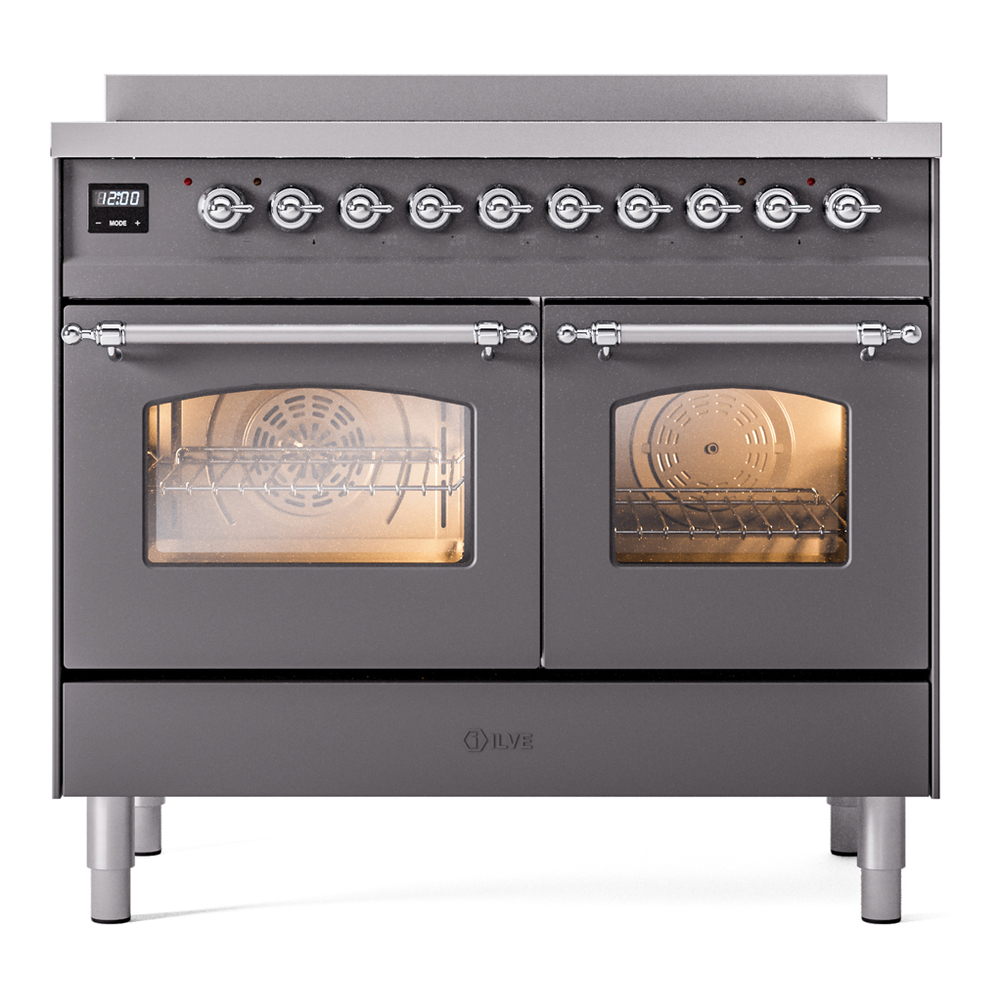 ILVE UPDI406NMPMGC Nostalgie II 40" Induction Range, front view