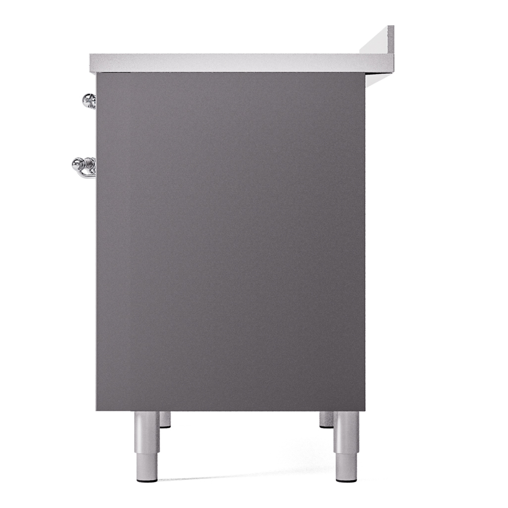 ILVE UPDI406NMPMGC Nostalgie II 40" Induction Range, right side view