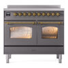 ILVE UPDI406NMPMGG Nostalgie II 40" Induction Range, front view