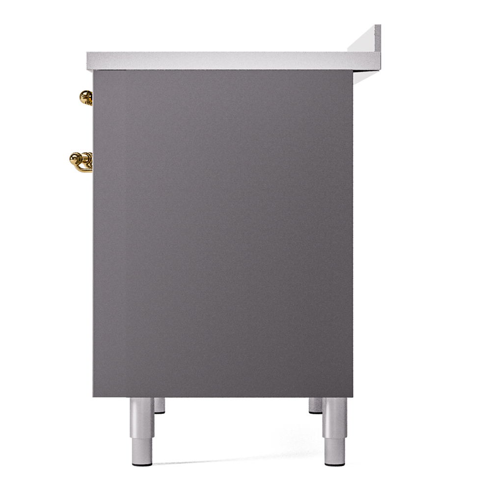 ILVE UPDI406NMPMGG Nostalgie II 40" Induction Range, right side view