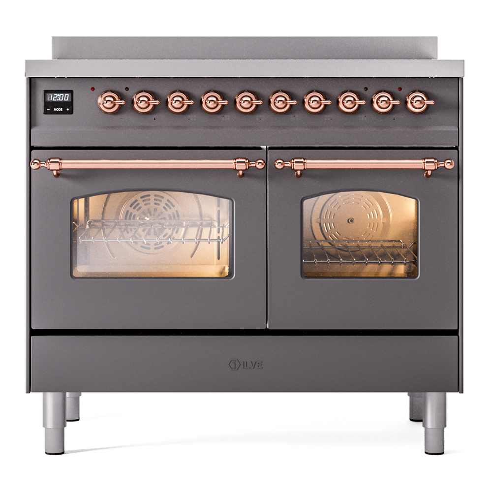 ILVE UPDI406NMPMGP Nostalgie II 40" Induction Range, front view