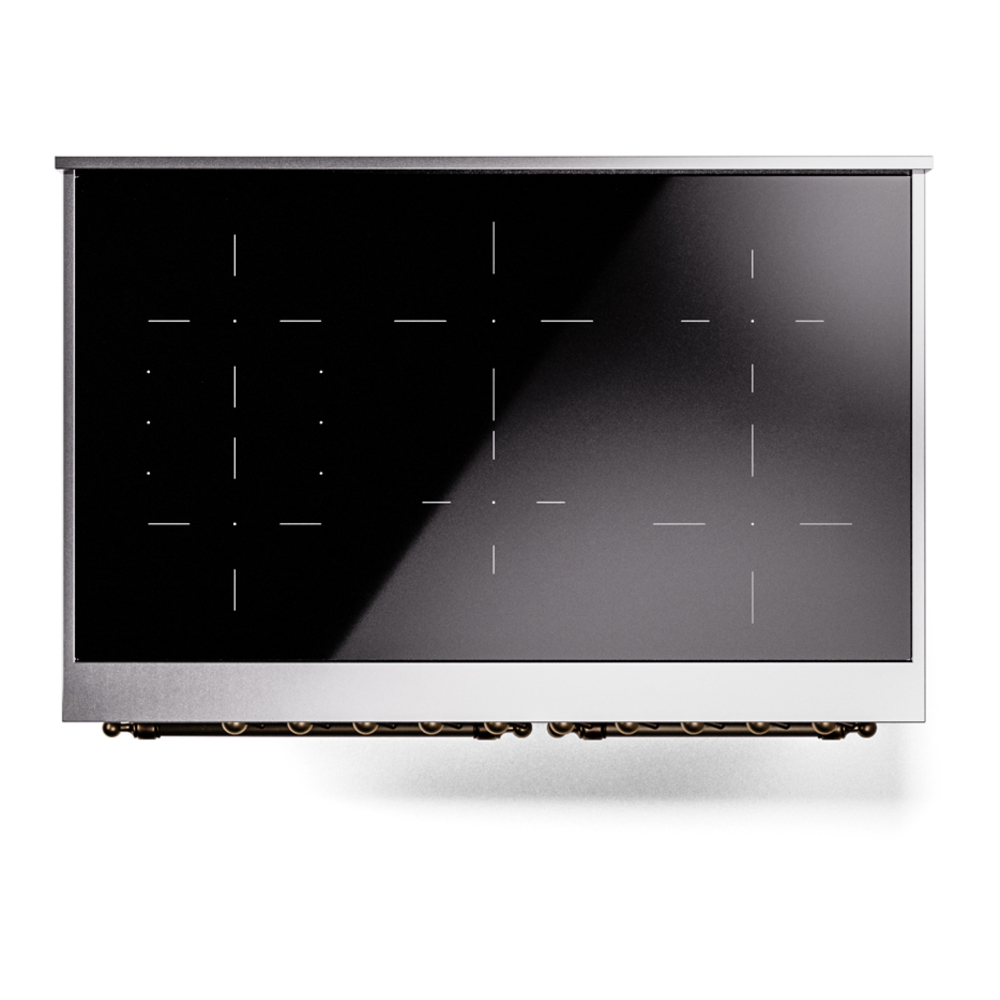 ILVE UPDI406NMPSSB Nostalgie II 40" Induction Range, top view