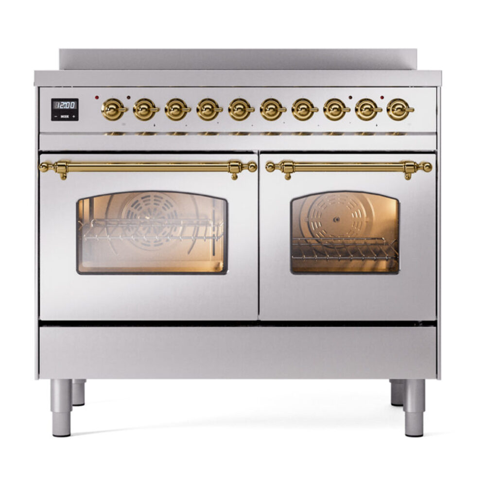ILVE UPDI406NMPSSG Nostalgie II 40" Induction Range, front view