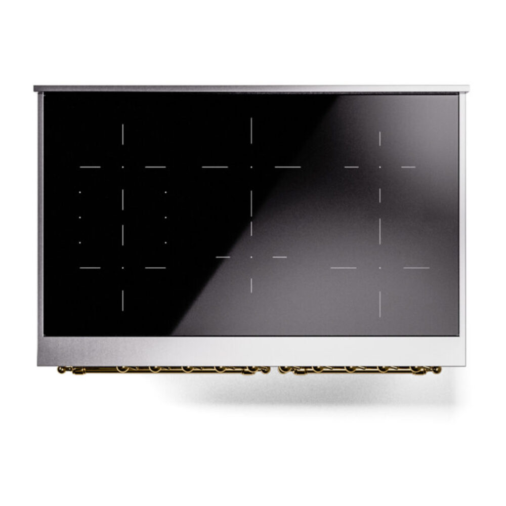 ILVE UPDI406NMPSSG Nostalgie II 40" Induction Range, top view