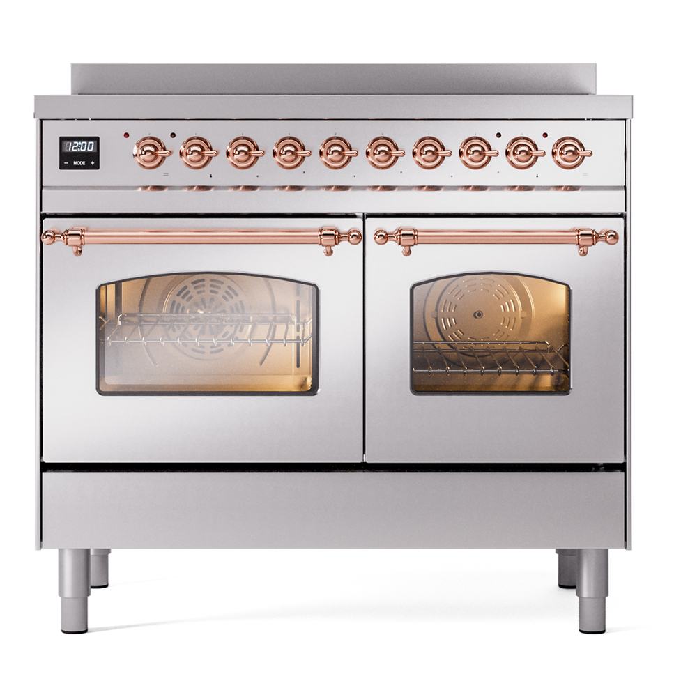 ILVE UPDI406NMPSSP Nostalgie II 40" Induction Range, front view