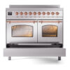 ILVE UPDI406NMPSSP Nostalgie II 40" Induction Range, drawer opened