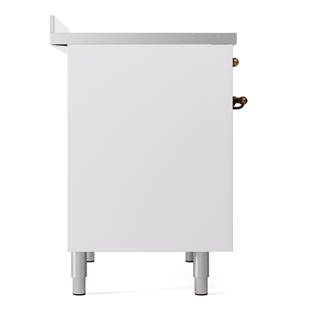 ILVE UPDI406NMPWHB Nostalgie II 40" Induction Range, left side view