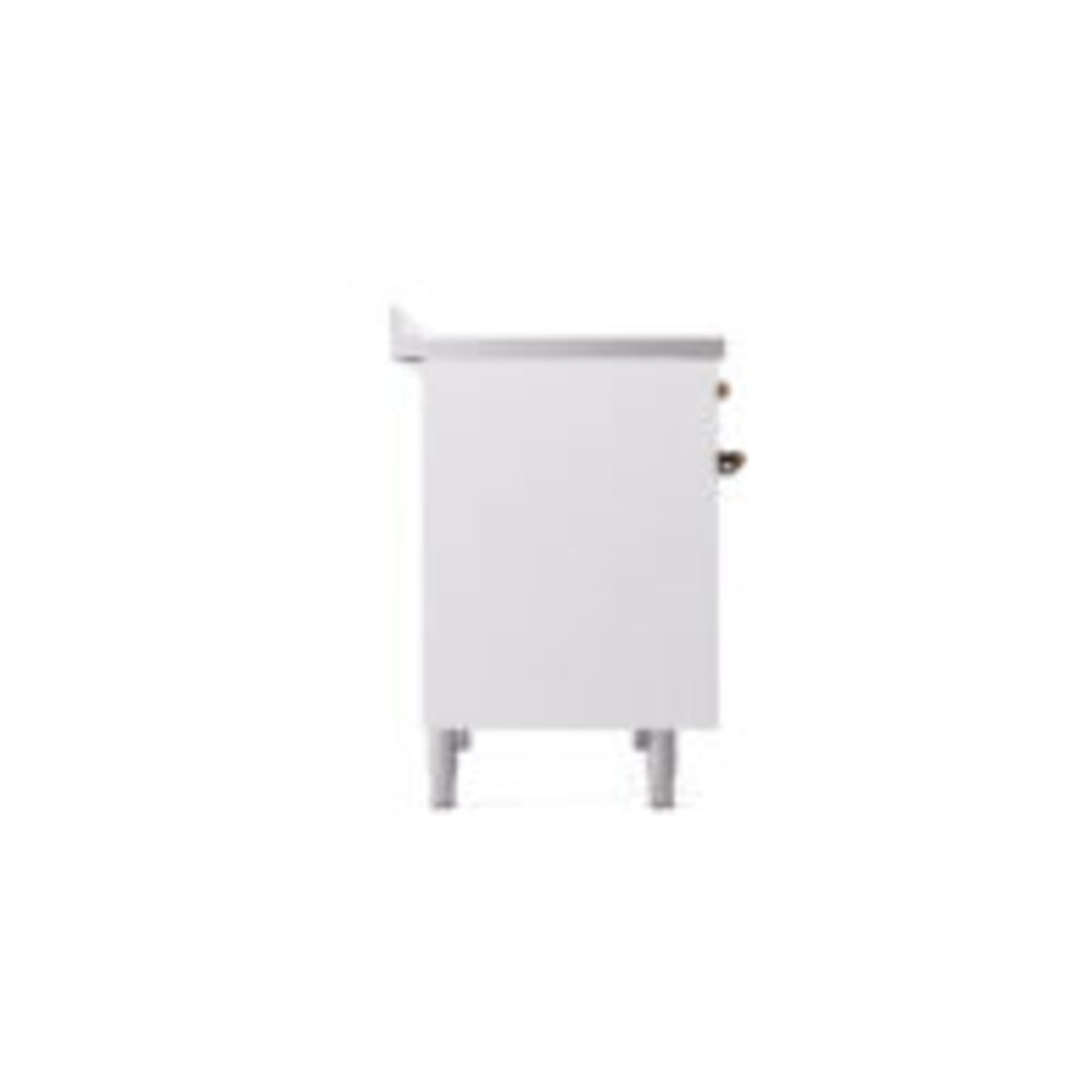 ILVE UPDI406NMPWHB Nostalgie II 40" Induction Range, left side view